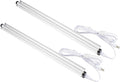 2 Pack LSL8181W White LED 18 18Watt Linkable Single Strip Grow Lights w 2 Wide Mirror Reflector and FullSun 5500K Spectrum and 2750 Lumens Great for Seeding and VegGrow!