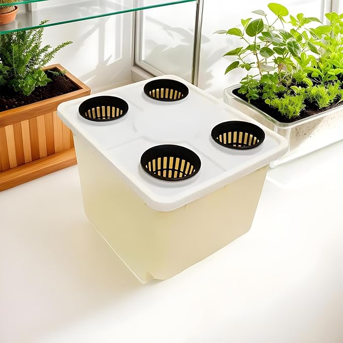 Hydroponic Vegetable Planter - Soilless Cultivation Gardening SuppliesHydroponic Growing System for Vegetables | for Indoor Outdoor Windowsill Balcony Greenhouse Tomato Cucumber Fruit