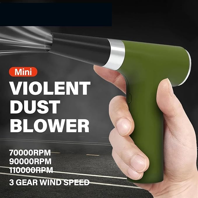 Mini Turbo Jet Fan 110000RPM Brushless Motor Handheld Duct Fan High-Performance Turbo Electric Blower 200W High Power Air Duster