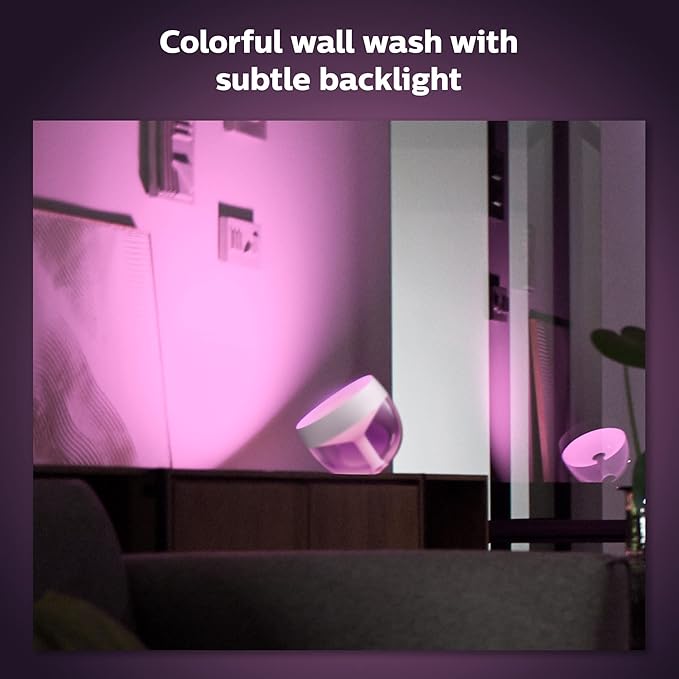 Philips Hue Iris Smart LED Table Lamp White - White and Color Ambiance - 1 Pack - Control with Hue App - Works with Alexa Google Assistant and Apple Homekit