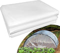 6 mil Greenhouse Plastic Film Sheeting Cover 16 x 26 Ft UV Resistant Clear Polyethylene Film Green House Hoop Farm Plastic Cover for Gardening Farming Agriculture