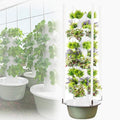 Hydroponic Tower Home Gardening Sys-TEM with LED Light Automatic Timer for Home School Projects Indoor Hydroponic Vegetable Tower5thfloor