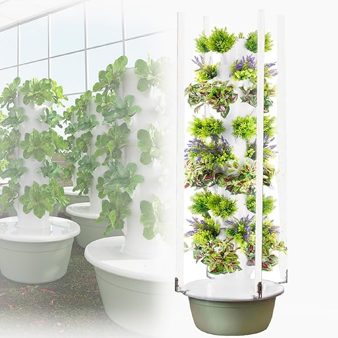 Hydroponics Growing System Vertical Hydroponic with LED Light Vertical Garden Planter Indoor Smart Garden Kit for Home Kitchen Vegetables 7thfloor