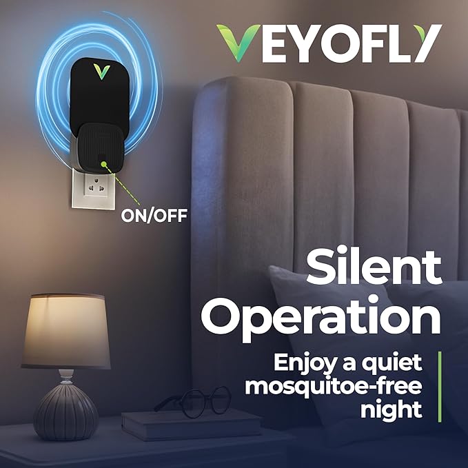 VEYOFLY Fly Trap Indoor Fruit Fly Traps for Indoors (2 Device + 6 Refills) Gnat Traps for House Indoor Fly Catcher Indoor Plug in Light Flying Insect Trap Bug Light Killer Fly Trap