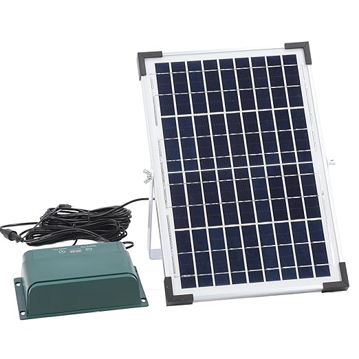 Acouto : Solar Automatic Drip Irrigation Kit Solar Powered Drip Irrigation Kit 18V 10W Polycrystalline Silicon Powered Auto Watering Gardening System Indoor
