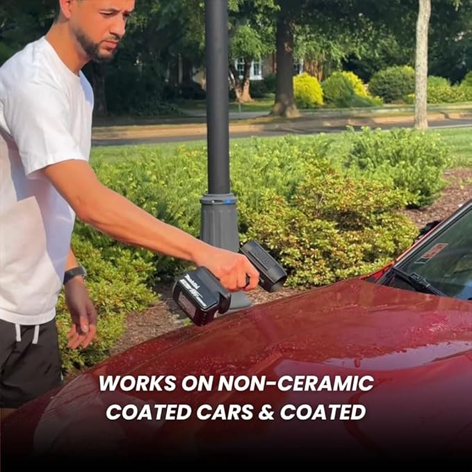 Storm Industries Jet Blower 2.0 2026 New Upgrade Storm Leaf Blower with Noise-canceling Earplugs 1300000RPM Handheld Turbo Blower for Car Drying Camping Patio Cleaning (for Dewalt Batteries)
