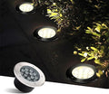 LED Landscape Lights - Outdoor Buried Lights Recessed Underground Lamp IP67 Waterproof Garden Ground Lights Landscape Decor Lighting Spotlight for DrivewayBlue-48W
