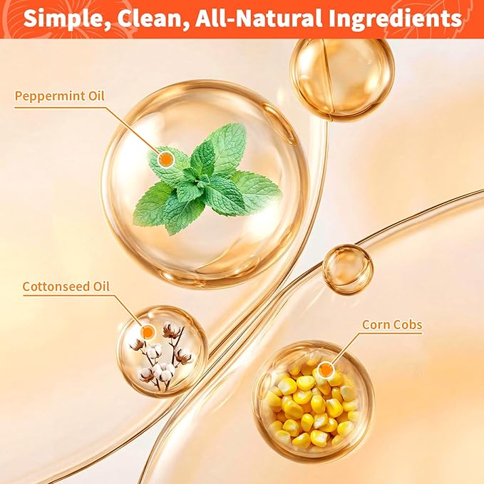 Squirrel Repellent Balls 10 Pack Natural Plant-Based Formula Long-Lasting Outdoor Animal Deterrent Repel Skunk Chipmunk &amp Raccoon for Yard Garden Attic &amp Car Engine