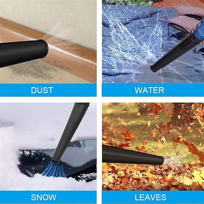 Cordless Electric Air Blower 2 in 1 Air Blower&ampSuction Handheld Leaf Computer Dust Collector Cleaner