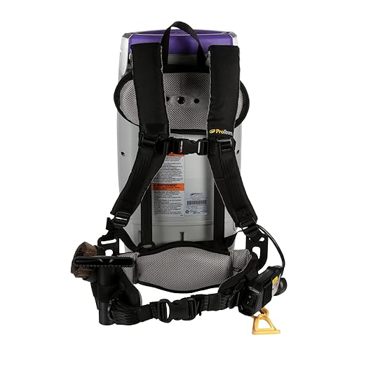 ProTeam Super Coach Pro 10 Backpack Vacuum Commercial with 2 Piece Wand Tool Kit 10 Quart Corded107304