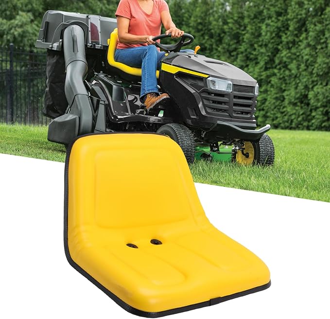 Lawn Mower Seat Replacement Lawn Mower Parts Replacement High Back Seat for 170 322 330 332 400 420 430 High Back 135001YE TY15863 Easy Installation