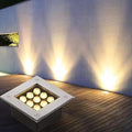 Outdoor Buried Lights - LED Landscape Lights AC 12V LED Gardens Floor Lamp Ip67 ?Waterproof Square Embedded Led Spot Lights for Terrace Villa Paths Garage IlWarm White-24w