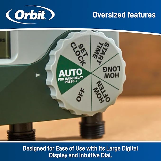 Orbit 56082 3-Outlet Programmable Digital Hose Watering Timer(Pack of 4)