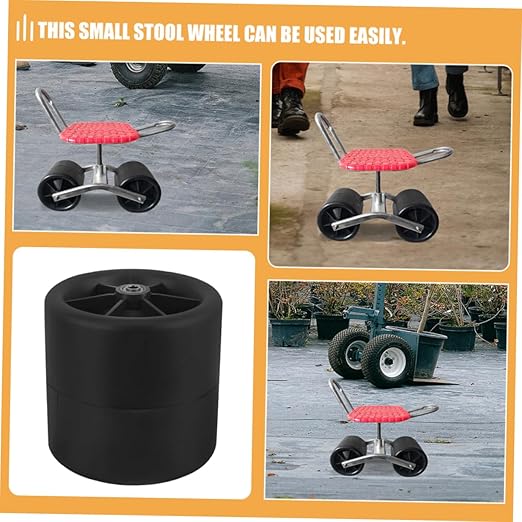 BESPORTBLE 2pcs Rolling Garden Stool Wheels Portable Gardening Seat for Outdoor Activities for Camping Fishing and Gardening Tasks Wheels
