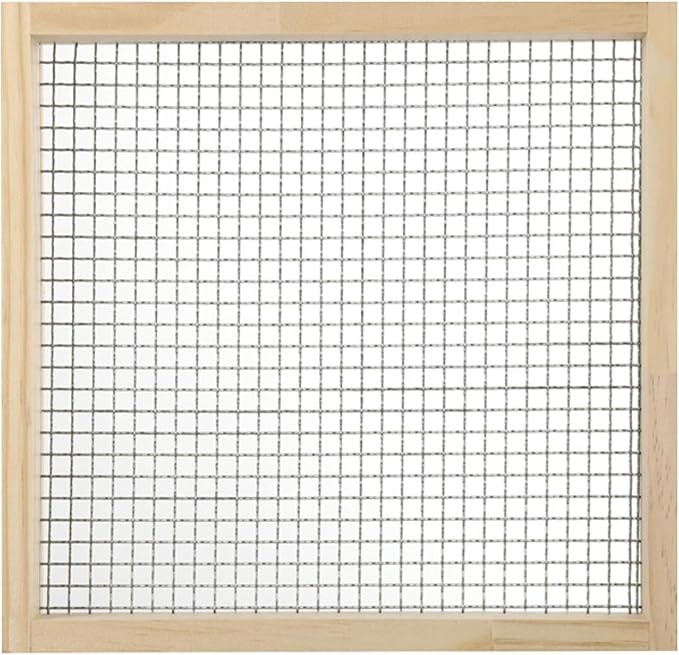 Garden Soil Sifter Sieve Dirt Sifter Gardening Tool Garden Soil Mesh for Home Yard Hole Diameter 5mm