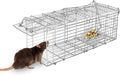 Humane Rat Trap Mouse Traps Work for Indoor and Outdoor 14x5x8 Inch Small Rodent Chipmunk Squirrel Trap and Other Live Animal Trap Cage Catch and Release for Kitchen Yard Garage