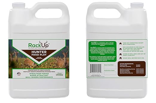 Rack Up Microbial Soil Amendment – Boosts Wildlife Forage Enhances Soil Health &amp Promotes Stronger Plant Growth – Made in USA