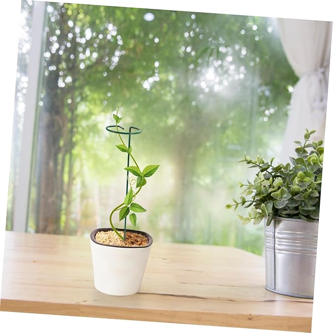 POPETPOP 3pcs Plant Trellis for Climbing Vines Round Support Rack for Potted Plants Indoor Garden Decoration for Use