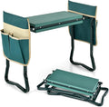 Nightcore Garden Kneeler and Seat Foldable Kneeling Bench with EVA Foam Pad Portable Garden Stool with 2 Large Tool Bags &amp Heavy-Duty Metal Frame Suitable for Gardening Fishing Camping