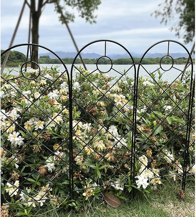 22.8 * 7.9in Metal Trellis Garden Trellis for Lawn Garden Backyard