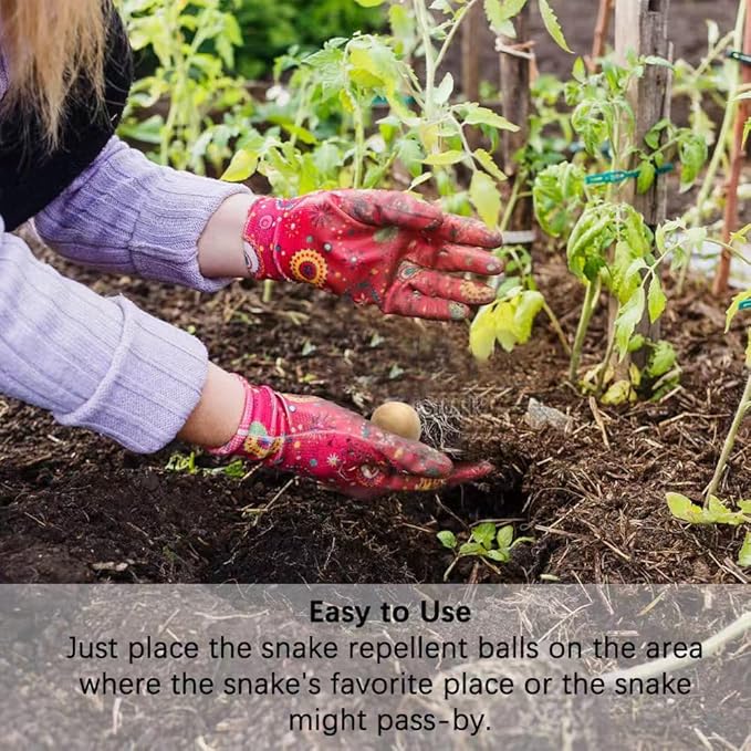 Snake Repellent for Yard Powerful Snake Away Repellent for Outdoors Pet Safe Backyard Snakes Deterrent Copperhead Snake Repeller Effective Rattlesnake Repellant 8P