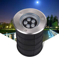 Adjustable Angle Underground Light LED Spotlight Recessed Buried Light Outdoor IP66 Waterproof Wall Washer AC85-110V for Garden Lawn Plaza Hotel Garden Landscape Lights