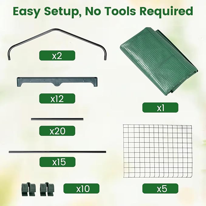 S AFSTAR Portable Greenhouse with Shelves 27 x 19 x 75 Green House with 4 Tiers Mesh Shelves &amp Roll-Up Door Small Greenhouse Mini Growing House Greenhouses for Outdoors Garden Patio Backyard