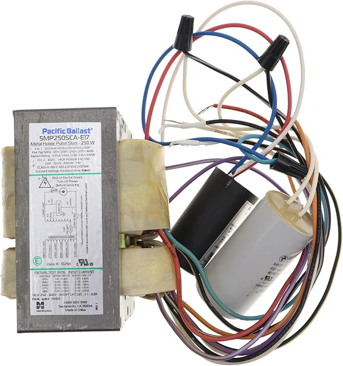 Hubbell Lighting BAL0250PV SMP250SCA-E17 Metal Halide MH Ballast Kit 250W 120/208/240/277/480V