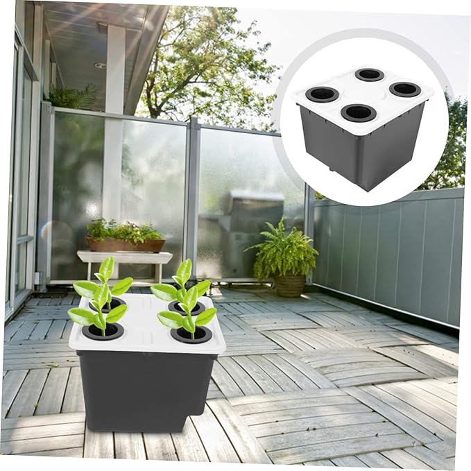 POPETPOP Soilless Culture Barrel for Hydroponics Versatile Planting Bucket for Vegetables Fruits Greenhouses for Home Gardening Balcony Projects