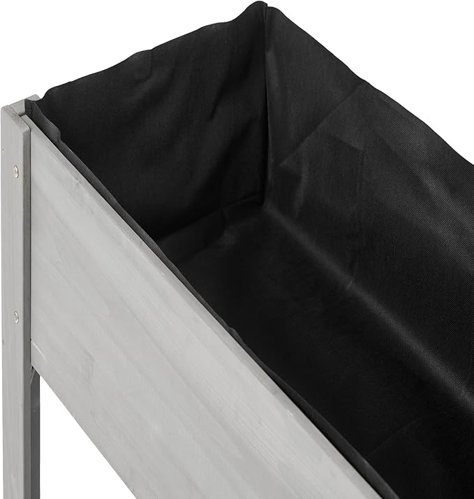 Elevated Raised Garden Bed with Legs - 31 HeightWooden Planter Box No-Bend Growing for Vegetables/Flowers/Herbs