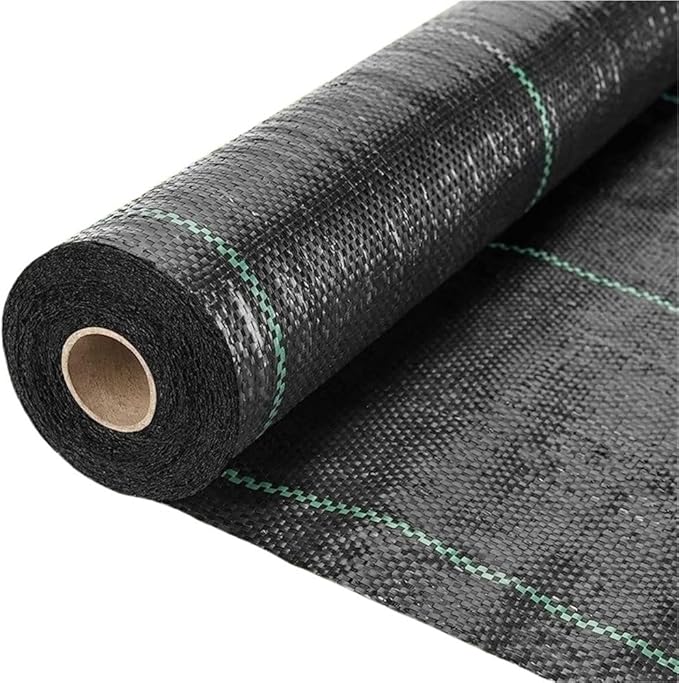 Farm-Oriented Weed Barrier Mat Black Plastic Mulch Thicker Orchard Garden Control Fabric 1pc(150cmx300cm)