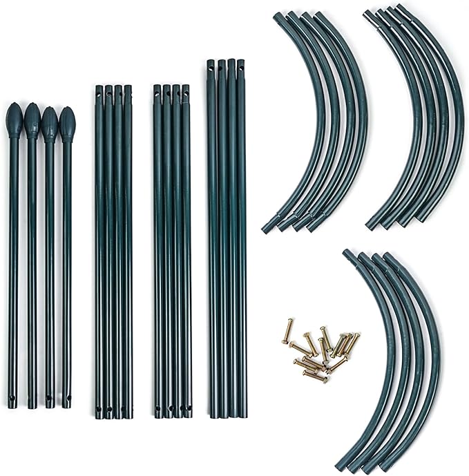 Luwint Metal Garden Trellis for Climbing Plants Outdoor 5.8 Feet Tall Round Trellis for Pots Sturdy Plant Support for Climbing Vine Tomato Flower