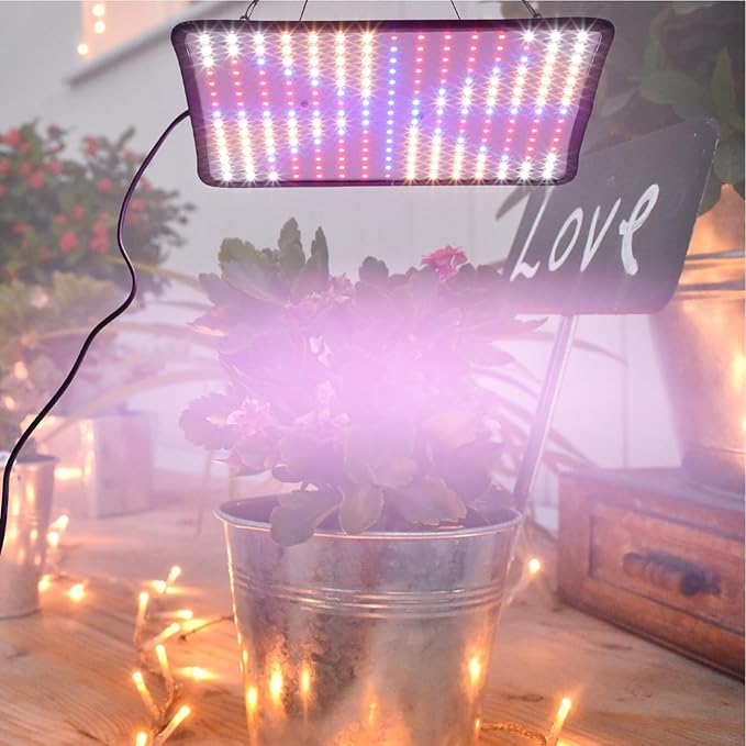 Plant Grow Light Lamp Dimmable Hanging Chain for Greenhouse Live Houseplants
