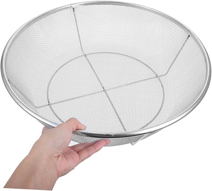 Soil Compost Sifter High Efficiency Filtration Mesh Sieve Versatile for Gardening Soil Collector No Burrs