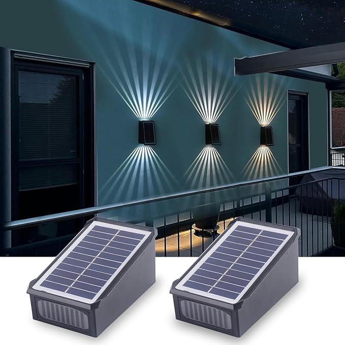 4Pcs RGB Solar Spot Lights Outdoor Garden28 LED 3 Modes IP65 Waterproof Garden Uplighters Solar PoweredAuto ON/Off Dusk Till Dawn Landscape Spotlights for YardDrivewayPathway(Sw2804-cct2PCS)
