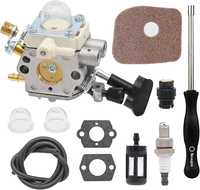 BR200 Carburetor with Air Filter Tune up Kit for Stihl BR200 BR 200 Backpack Blowers Replace Zama C1M-S219 4241-120-0625