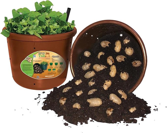 City Pickers Spud Tub Potato Grow Kit – Works Great on Decks and Patios – Low Maintenance &amp High Potato Yields