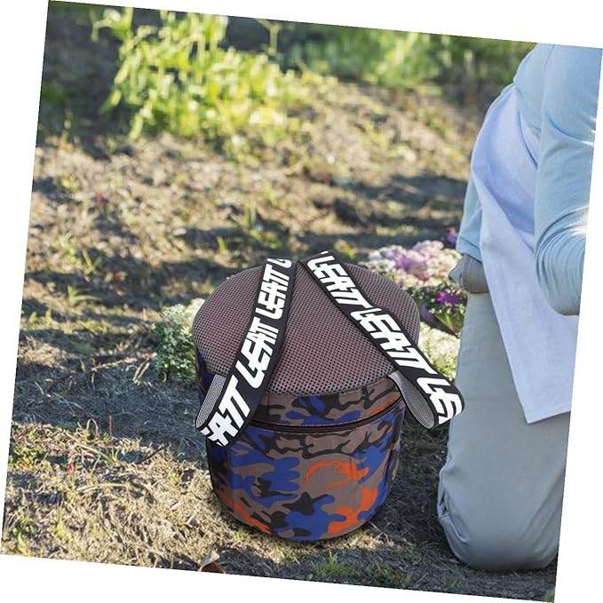 GALPADA Portable Gardening Stool Lightweight Garden Seat for Camping Fishing and Outdoor Activities Durable Stool with Height for Easy Use and Comfort