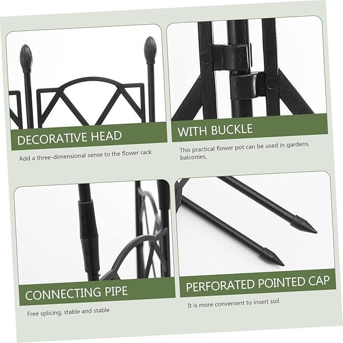 YARNOW Super Strong Metal Vine Trellis Garden Supplies Trellis for Climbing Plant Metal Garden Plant Stands Climbing Support Rack