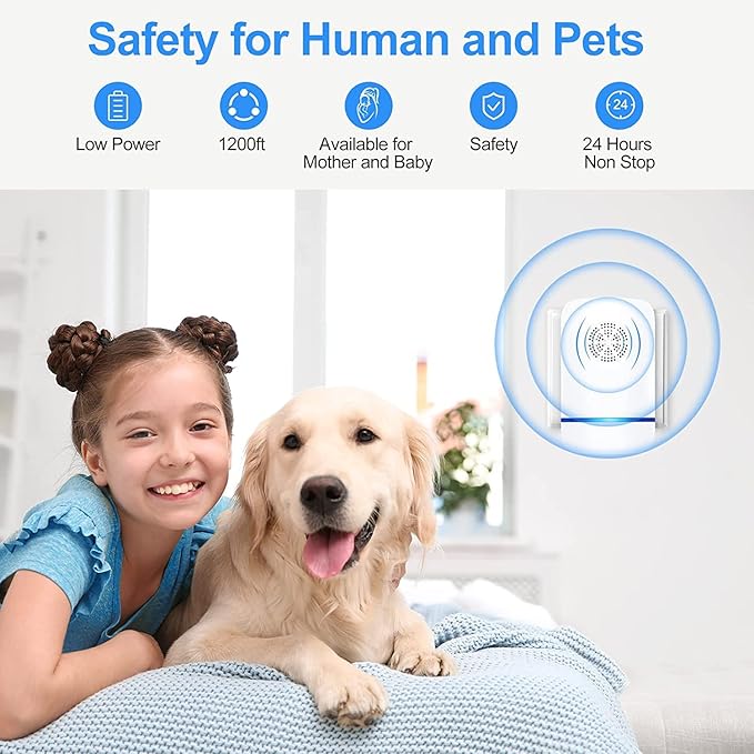 Ultrasonic Pest Repeller Indoor 6 Pcs Electronic Pest Mouse Repellent Ultrasonic Plug in for Mosquito Mice Ant Roach Fleas Spider Bug for Home Hotel Garage Office
