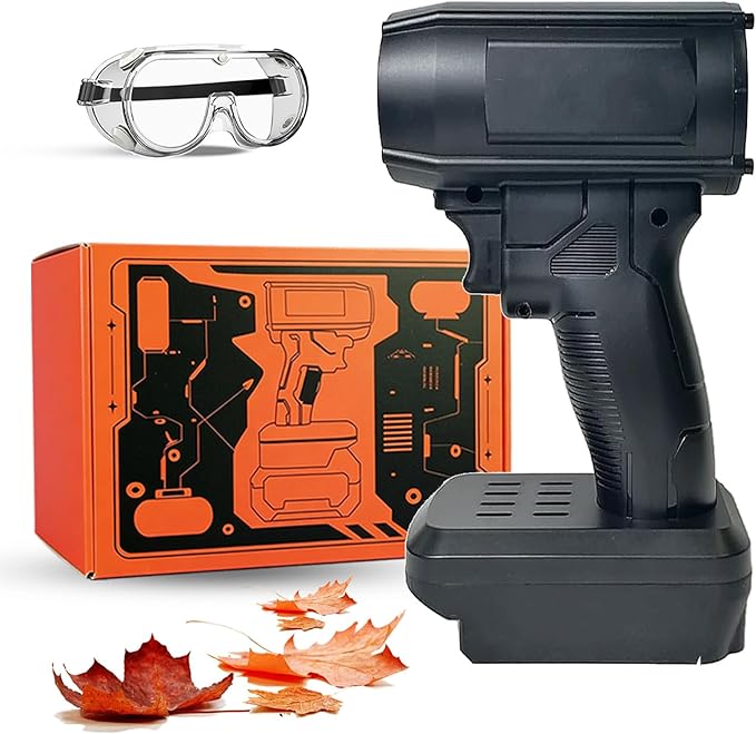 2026 Upgrade Jet Blower 2.0 Electric Leaf Blower Cordless Portable Handheld Blower High-Power Car Blower for Drying 160000 RPM 200 MPH for Car Patio Snow Dust Lawn Dryer (for Milwaukee)