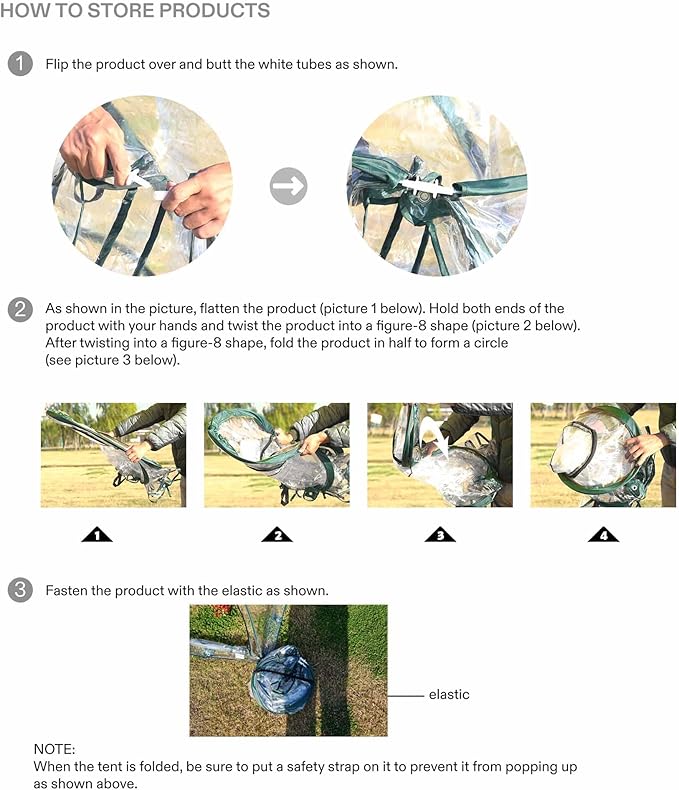 2pcs Quick Set up Mini Greenhouse Portable Small PVC Cover for Garden Flower and Flowerpot Cold Frost Protector Portable Carry Bag with 8 Stakes (PVC (28 L x 28 W x 32 H))