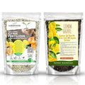 Professional Citrus Fertilizer &amp Organic Lemon Tree Potting Soil Bundle - Perfect Balanced NPK for All Citrus Indoor &amp Outdoor Potting Soil Mix for Growth &amp Repotting (1-3 Quart)