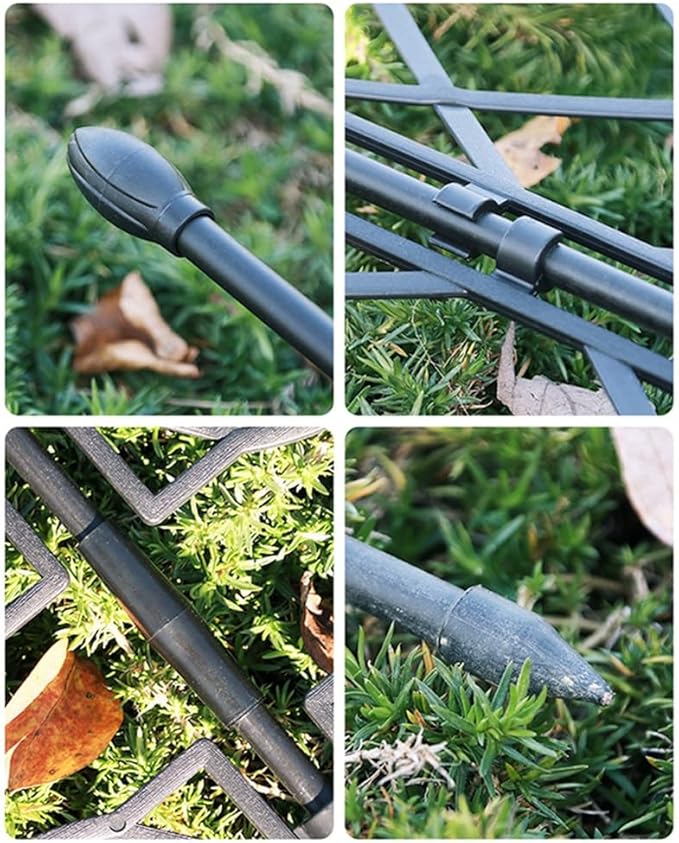 Garden Trellis for Climbing Outdoor Plants Indoor Outdoor Vegetable Fruits Vines Support Plant Support Structures (Black) (Color : Black Size : 135 * 16CM/53.1 * 6.3in)