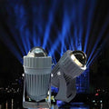 LED Beam Spotlight - Adjustable Beam Angle Lighting 10W Narrow Beam Floodlight Outdoor Rotating Landscape Light IP65 Waterproof Lighting Building Night ScenRed 10W(12V)