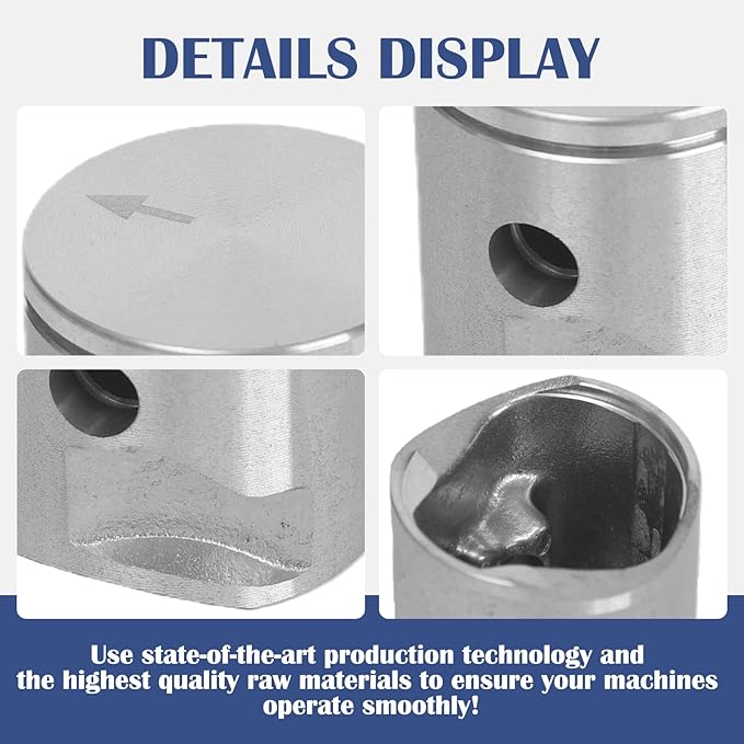 Piston Kit Replacement for Stihl OEM FS38 FS40 FS50 FS55 FS56 KM56 4144-030-2002