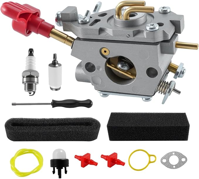 Carburetor Fit for MTD 753-08517 41BS2BVG799 Troy-Bilt TB27VH TB27BH TB27BEC TB27BVEC Craftsman 316791650 316791770 Leaf Blower Carb Tune Up Kit