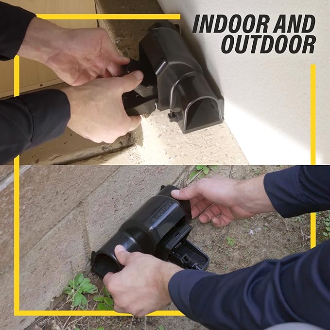 TRATPER Rat and Chipmunk Traps. Prevents Accidental Triggering with Dual Tunneled Design. Covered Snap Traps for Humane Kill Reusable Pest Control for Rats Indoor &amp Outdoor Use. 2 Pack