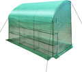 BenefitUSA ZH0124 New Large Walk-in Gardening Sunshade Greenhouse Outdoor Green 10 x 5 x 7'