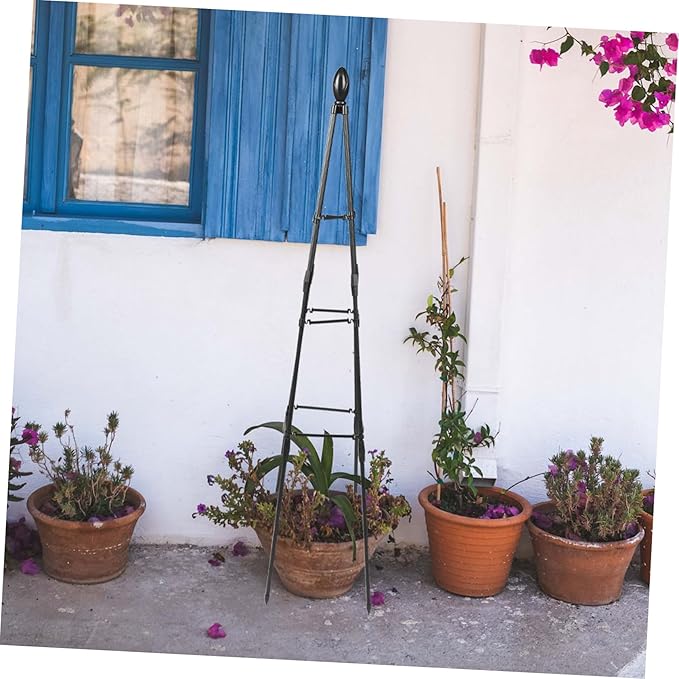 Sturdy Garden Trellis for Climbing Plants Outdoor Plant Climbing Rack Supports Vines Potted Flowers Patio Lawn Courtyard Use